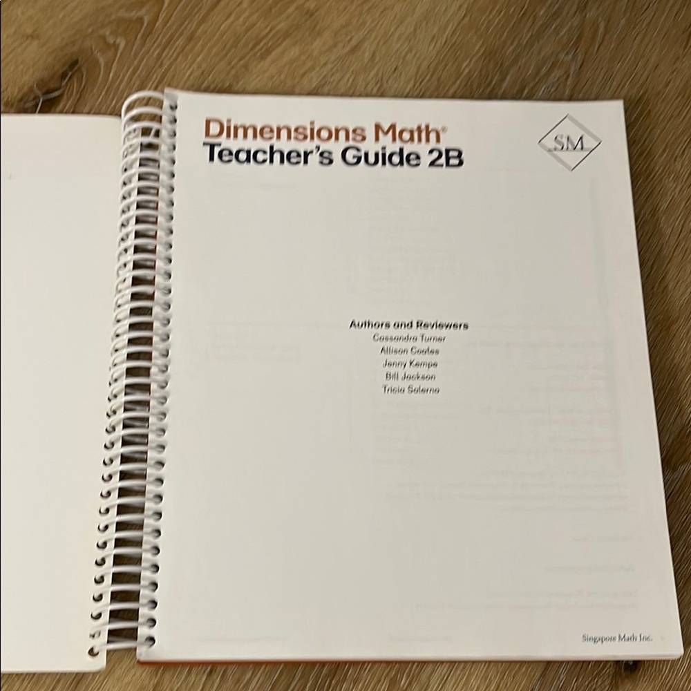 Orange and Red Dimensions Math Workbook - Picture 5 of 7